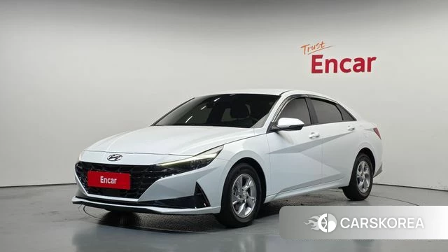 Hyundai Avante (CN7) 2021 Белый из Кореи