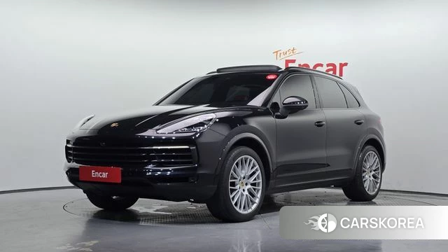 Porsche Cayenne (PO536) 2021 Черный из Кореи