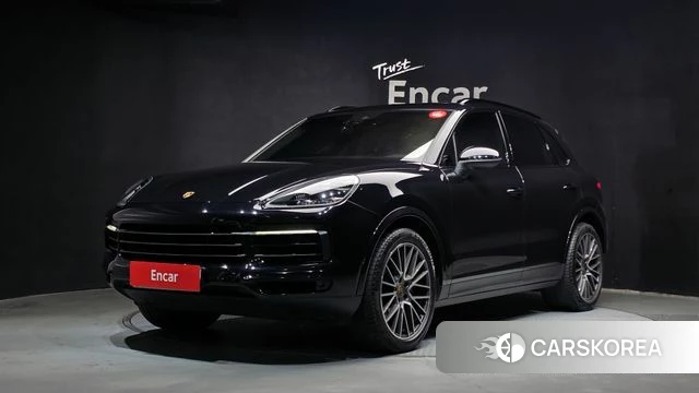 Porsche Cayenne (PO536) 2019 Черный из Кореи