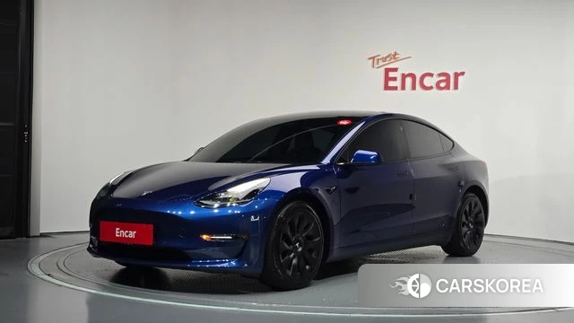 Tesla Model 3 2022 Синий из Кореи