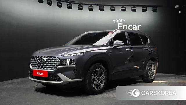 Hyundai The New Santa Fe 2021 Серый из Кореи
