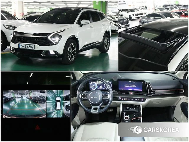 Kia Sportage 5th Generation Hybrid 2021 Белый из Кореи