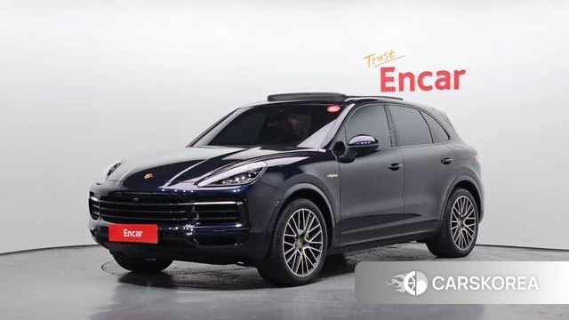 Porsche Cayenne (PO536) 2021 Синий из Кореи