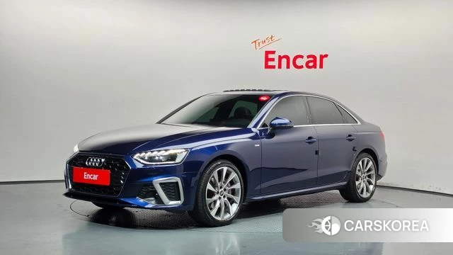 Audi A4 (B9) 2023 Синий из Кореи