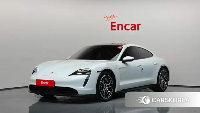 Porsche Taycan 2021 Белый из Кореи
