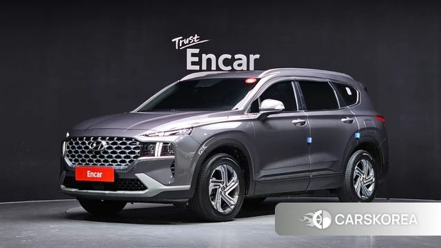 Hyundai The New Santa Fe 2021 Серый из Кореи