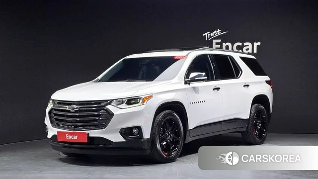 Chevrolet (GM Daewoo) Traverse 2021 Белый из Кореи