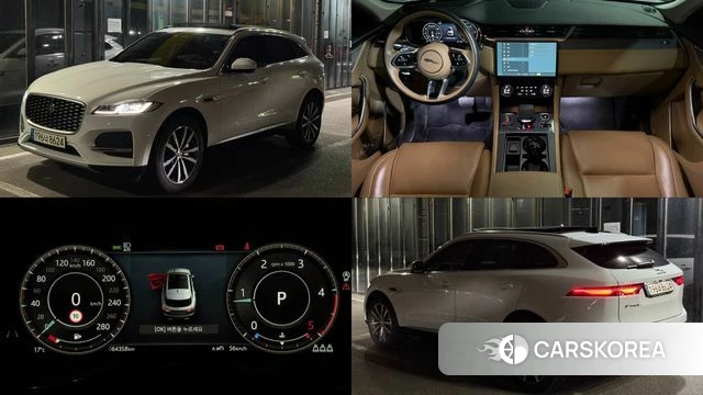 Jaguar F-PACE 2021 Белый из Кореи