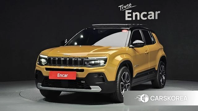 Jeep Avengers 2024 Желтый из Кореи