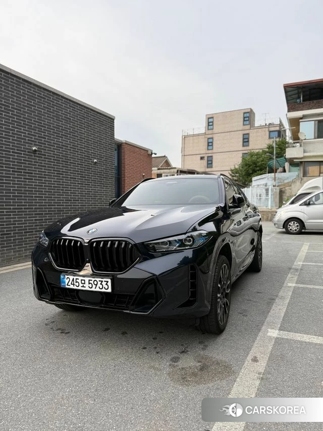 BMW X6 (G06) 2025 Черный из Кореи