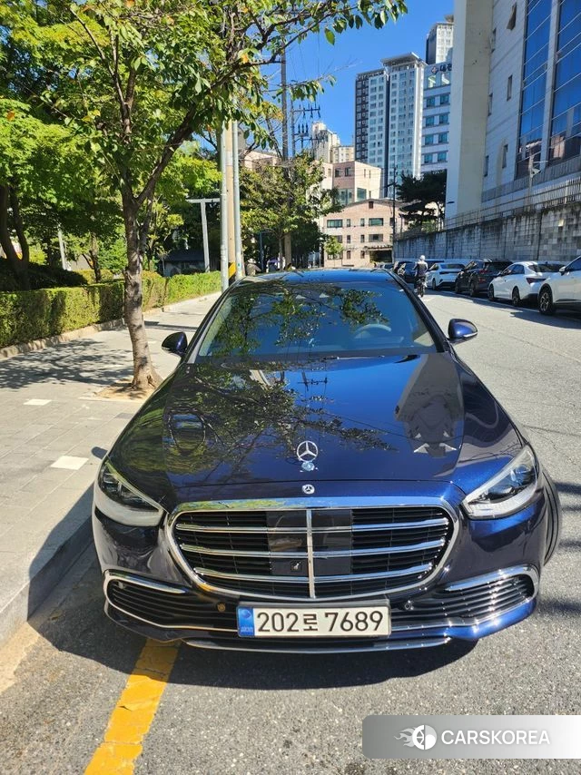 Mercedes-Benz S-Class W223 2022 Синий из Кореи