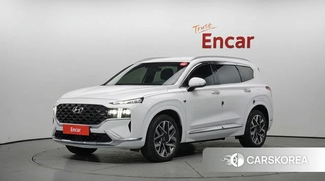 Hyundai The New Santa Fe 2021 Белый из Кореи