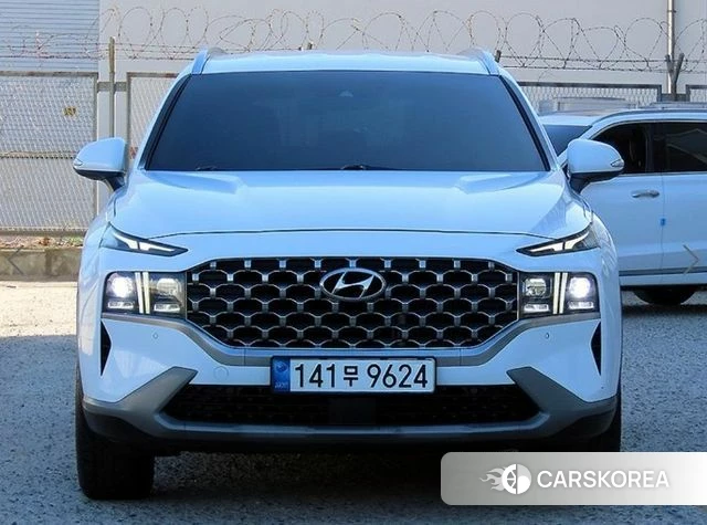 Hyundai The New Santa Fe 2021 Белый из Кореи