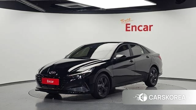 Hyundai Avante (CN7) 2022 Черный из Кореи