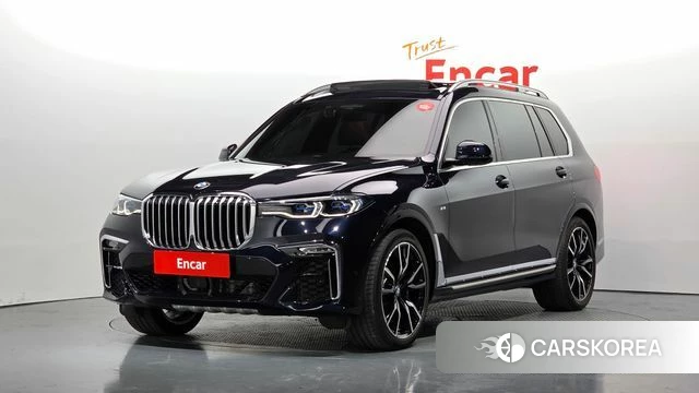 BMW X7 (G07) 2021 Синий из Кореи