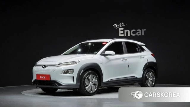 Hyundai Kona Electric 2018 Белый из Кореи