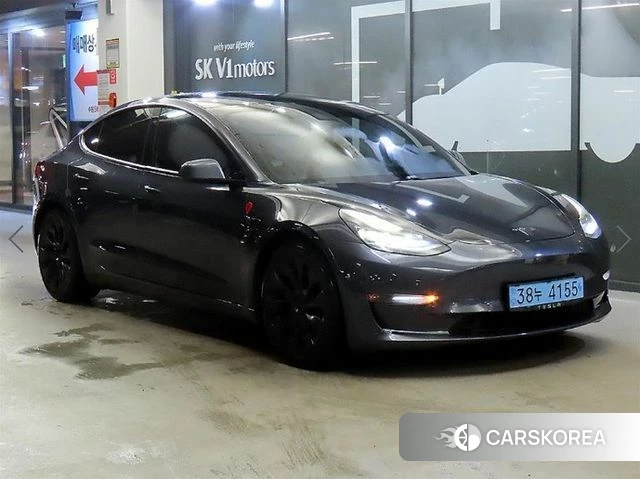 Tesla Model 3 2021 Серый из Кореи