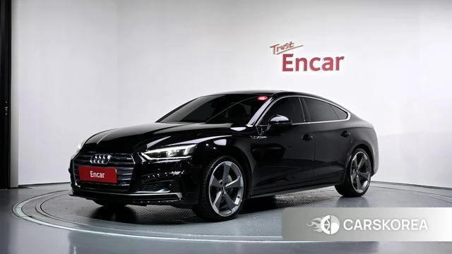 Audi A5 (F5) 2019 Черный из Кореи