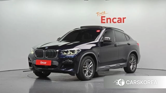 BMW X4 (G02) 2021 Черный из Кореи