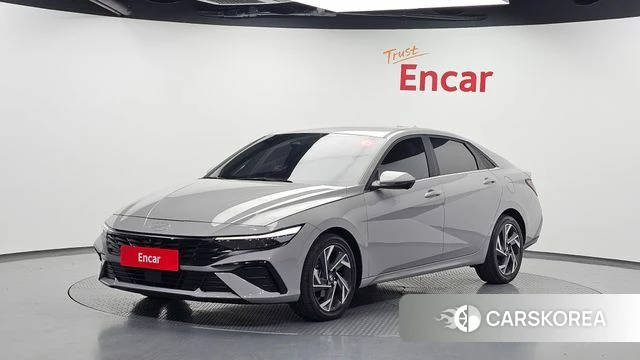 Hyundai The New Avante (CN7) 2023 Серебристо-серый из Кореи