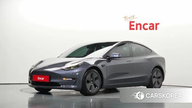 Tesla Model 3 2021 Серый из Кореи