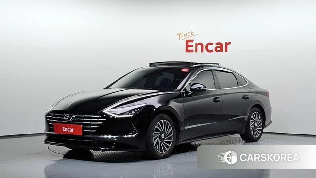 Hyundai Sonata Hybrid (DN8) 2022 Черный из Кореи