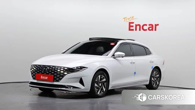 Hyundai The New Grandeur IG Hybrid 2021 Белый из Кореи