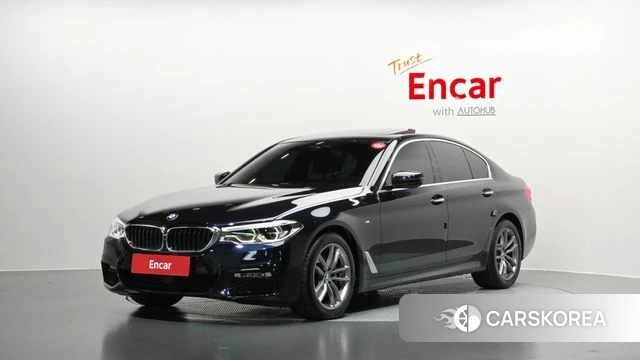BMW 5 Series (G30) 2018 Синий из Кореи