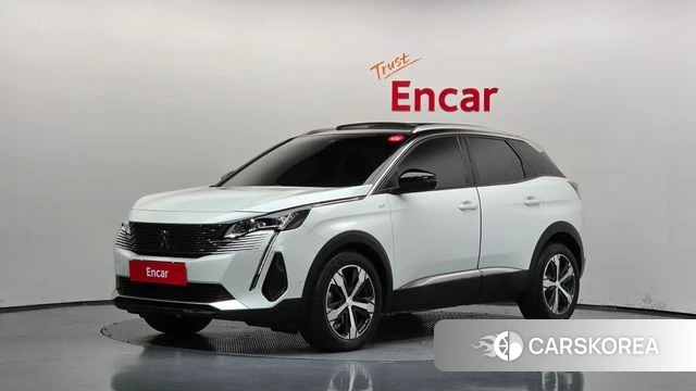 Peugeot 3008 second generation 2021 Белый из Кореи