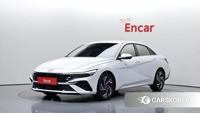 Hyundai The New Avante (CN7) 2023 Белый из Кореи