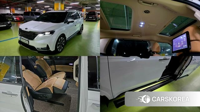 Kia Carnival 4th generation 2021 Белый из Кореи