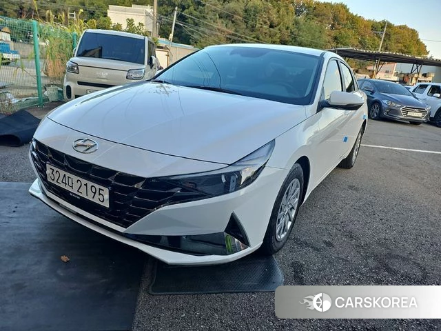 Hyundai Avante (CN7) 2021 Белый из Кореи