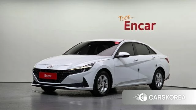 Hyundai Avante (CN7) 2021 Белый из Кореи