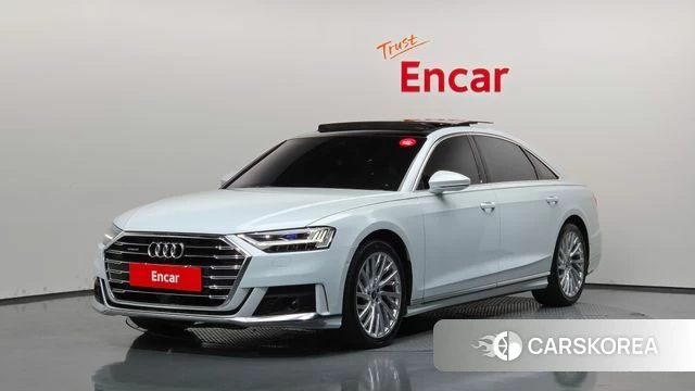 Audi A8 (D5) 2021 Белый из Кореи