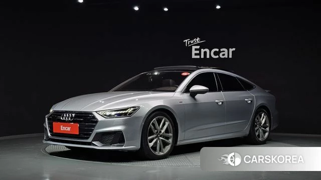 Audi A7 (4K) 2020 Серебристо-серый из Кореи