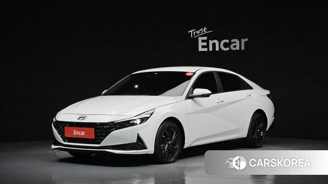Hyundai Avante (CN7) 2022 Белый из Кореи