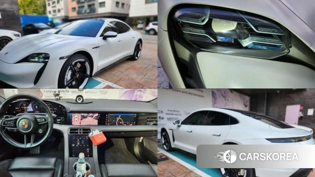 Porsche Taycan 2021 Белый из Кореи