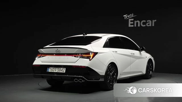 Hyundai The New Avante (CN7) 2024 Белый из Кореи