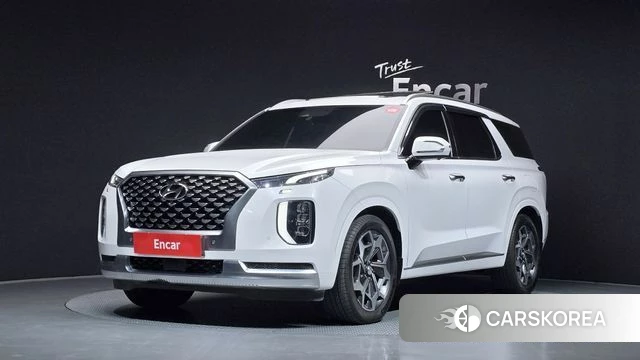 Hyundai Palisade 2021 Белый из Кореи