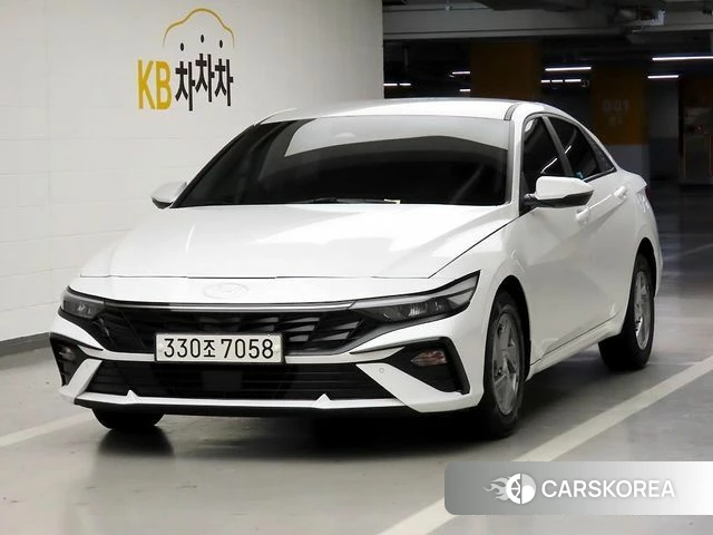 Hyundai The New Avante (CN7) 2023 Белый из Кореи