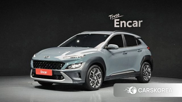 Hyundai The New Kona Hybrid 2022 Небесно-голубой из Кореи