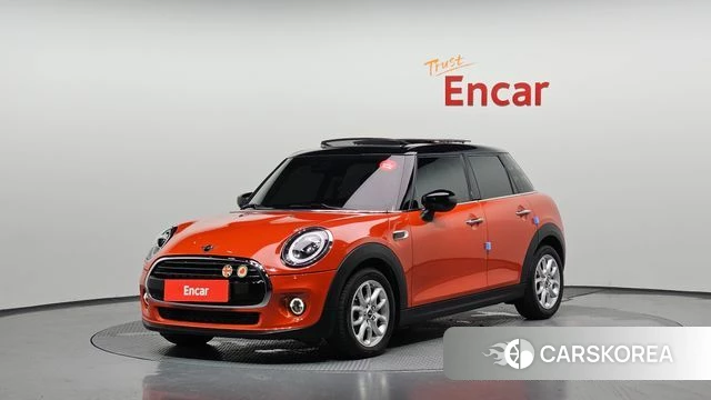 Mini Cooper 2021 Оранжевый из Кореи