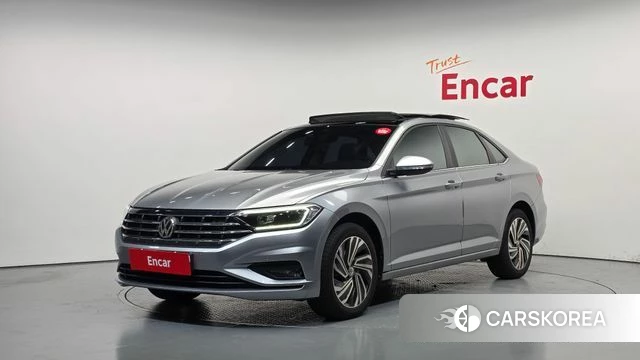 Volkswagen 7th Generation of Jetta 2021 Серебристо-серый из Кореи