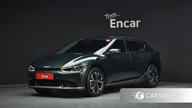 Kia EV6 2022 Темно-зеленый из Кореи