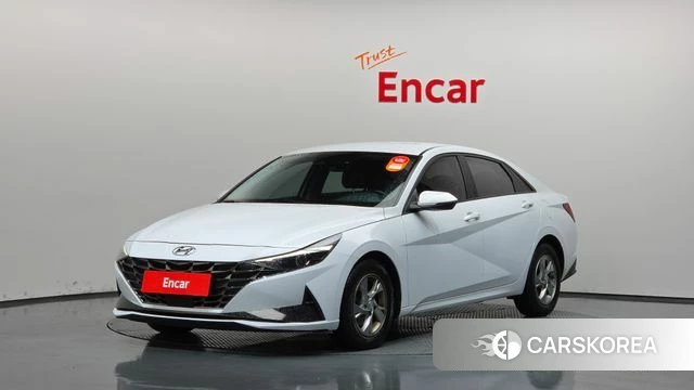 Hyundai Avante (CN7) 2021 Белый из Кореи