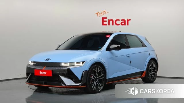 Hyundai Ionic 5 2023 Небесно-голубой из Кореи