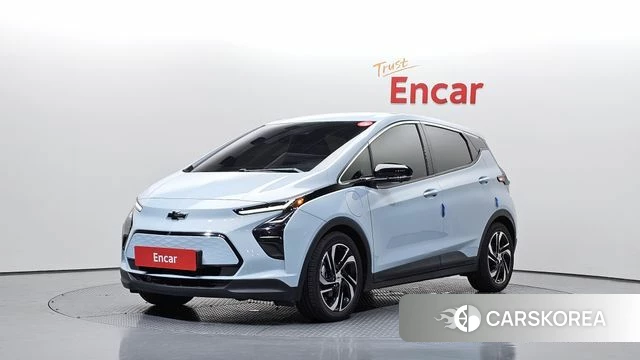 Chevrolet (GM Daewoo) New Bolt EV 2023 Небесно-голубой из Кореи