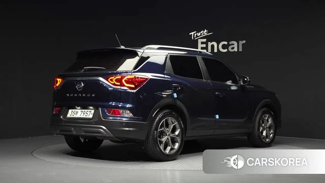 Ssangyong Beautiful Korando 2019 Синий из Кореи