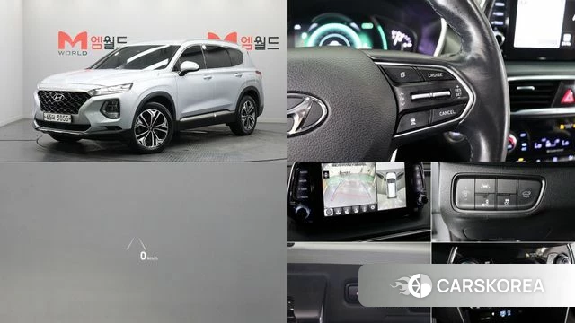 Hyundai Santa Fe TM 2018 Серебристо-серый из Кореи