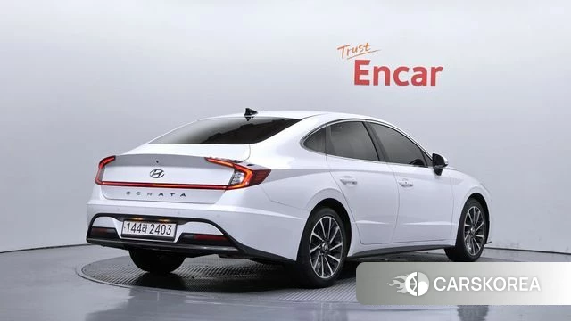 Hyundai Sonata (DN8) 2021 Белый из Кореи, фото 2